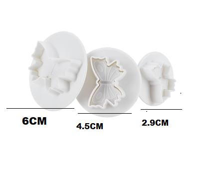 Butterfly Cake Cutter (Set of 3 ) - Image 4