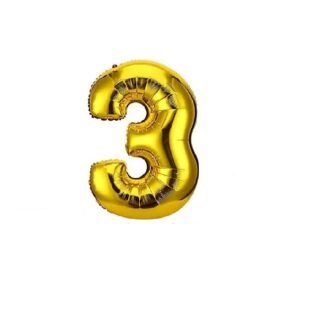 Celebrate with Style: 3 Number Balloon Foil