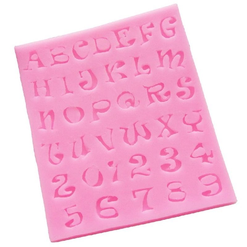 Pink Silicone Alphabet Mould - Image 2