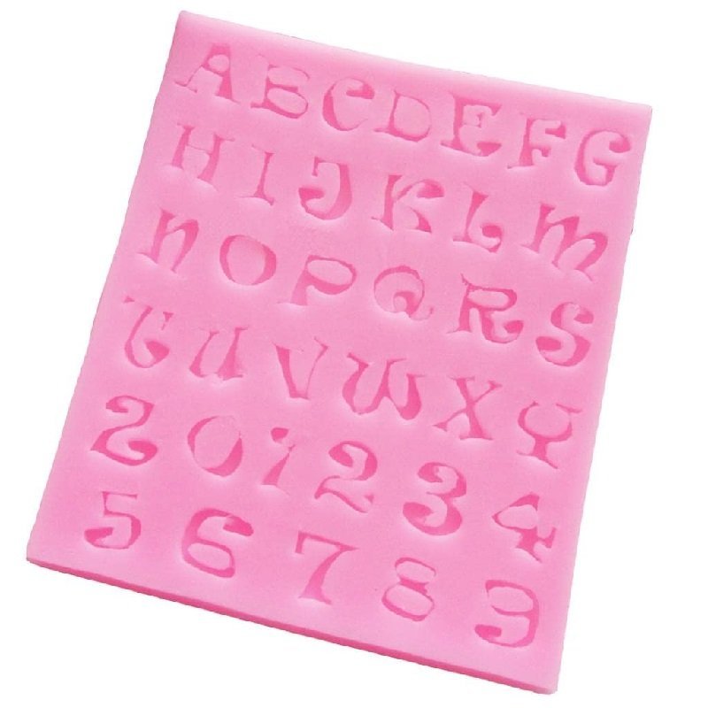 Pink Silicone Alphabet Mould - Image 3
