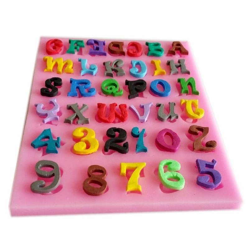 Pink Silicone Alphabet Mould - Image 4