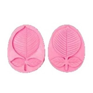 Pink Silicone Leaf Mould
