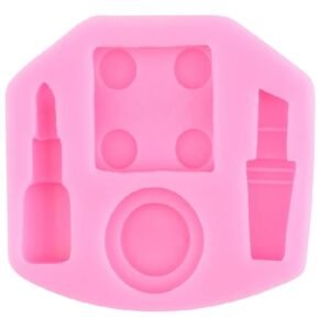 Pink Silicone Make Up Mould