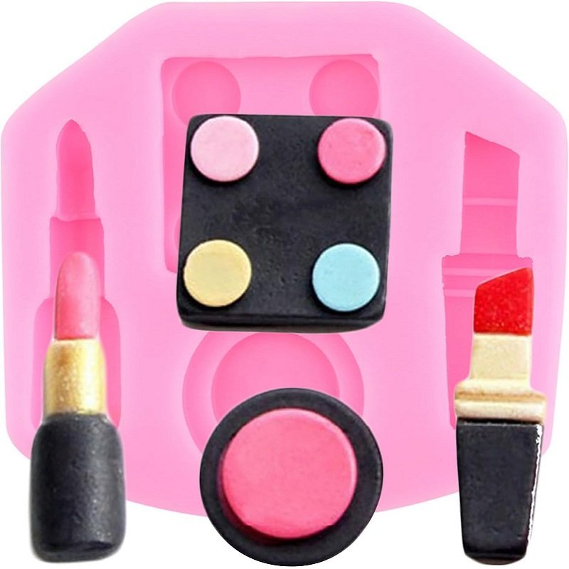 Pink Silicone Make Up Mould - Image 2