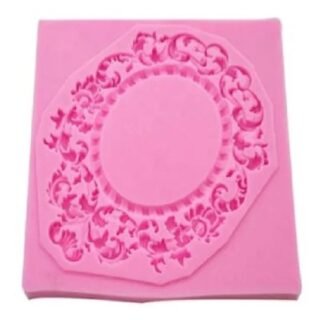 Pink Silicone Mirror Frame Mould