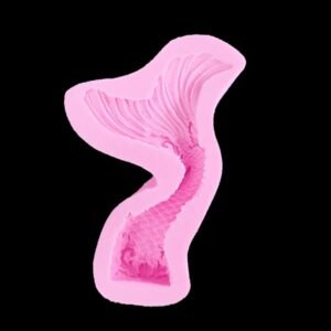 Pink Silicone Mermaid Tail Mould