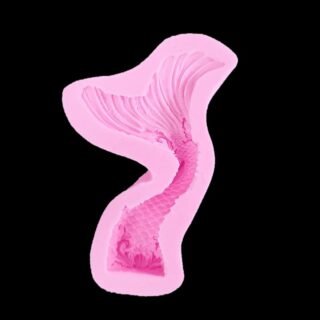 Pink Silicone Mermaid Tail Mould